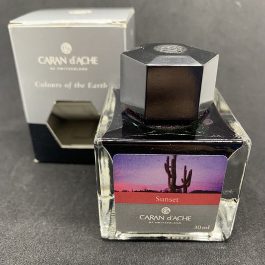 Caran d'Ache Sunset ink bottle